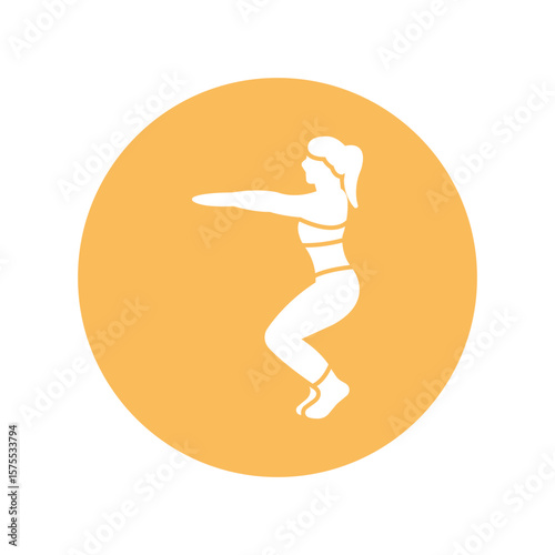 Physical exertion Vector Icon which can easily modify or edit