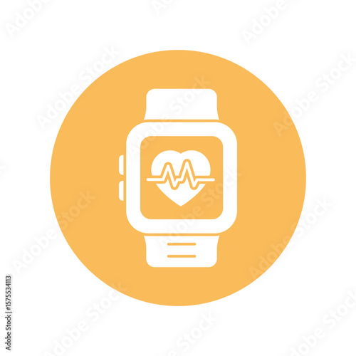 Fitness tracker Vector Icon which can easily modify or edit