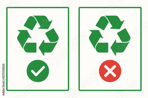 recycling symbol on a white background