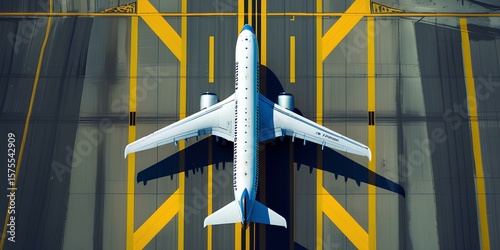 a commercial airplane on the tarmac