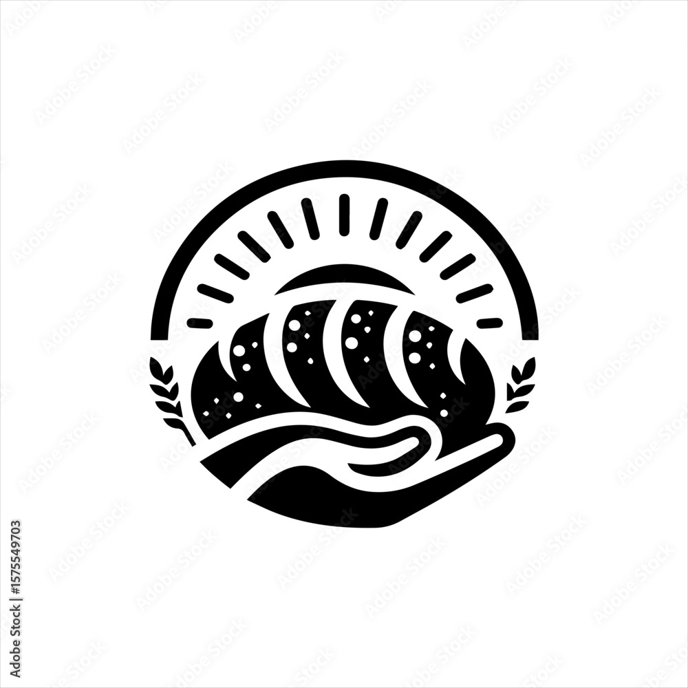 Naklejka premium Loaf of Bread Illustration