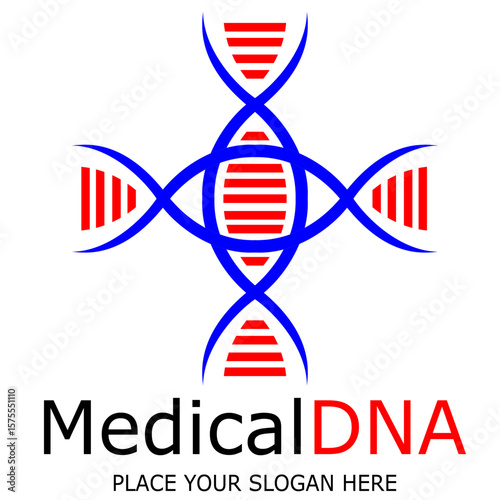 dna strand vector illustration