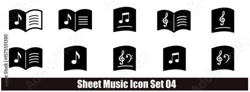 Sheet Music Icon Set 04