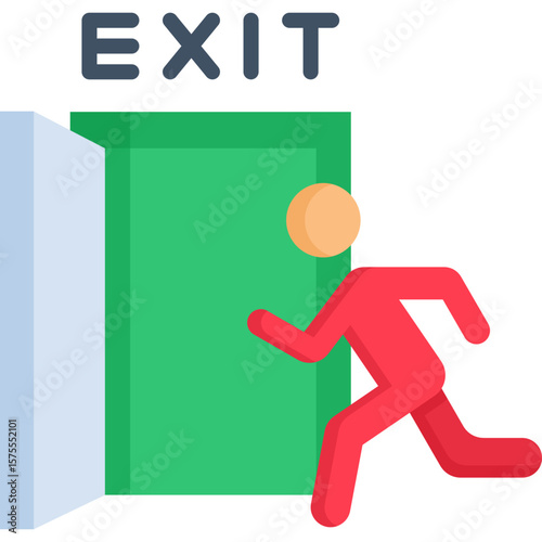 Emergency Exit Icon