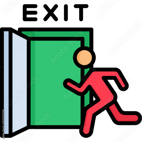 Emergency Exit Icon