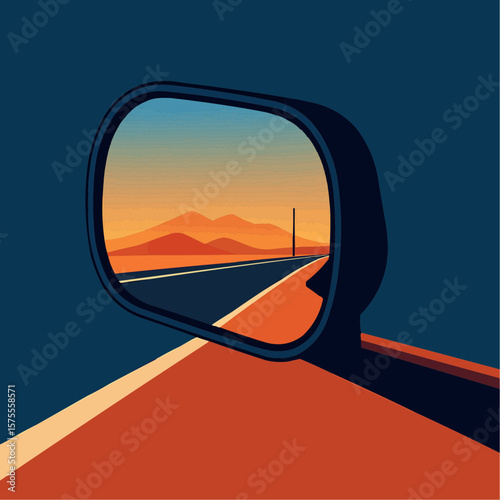 sunset in the mountains