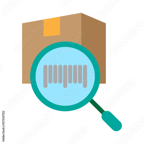 SKU Tag Vector Line Icon Design