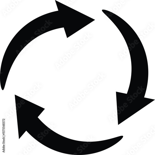 Refresh or reload, repeat arrow circle round vector, PNG icon, symbol or image. Customize and download transparent icon,Art & Illustration