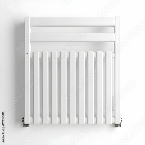 Wallpaper Mural Modern water heating white aluminum bimetalic radiator isolated on white background Torontodigital.ca