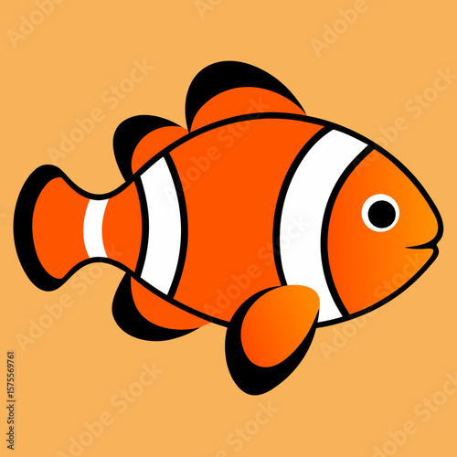 cartoon fish vector illustration