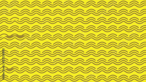 Seamless repeating wavy pattern in yellow and gold perfect for design projects