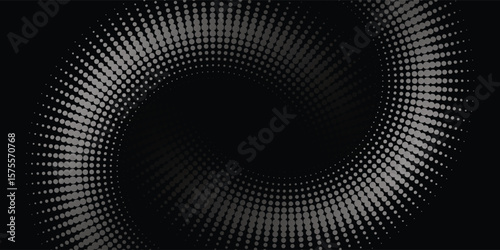 Halftone circular dotted frames set. Circle dots texture isolated on white background. Spotted spray texture. eps 10.