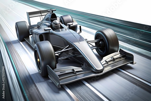 A high-performance Formula One car races down a dynamic track—exemplifying speed, precision, and cutting-edge engineering in a thrilling fusion of motorsport and technology.