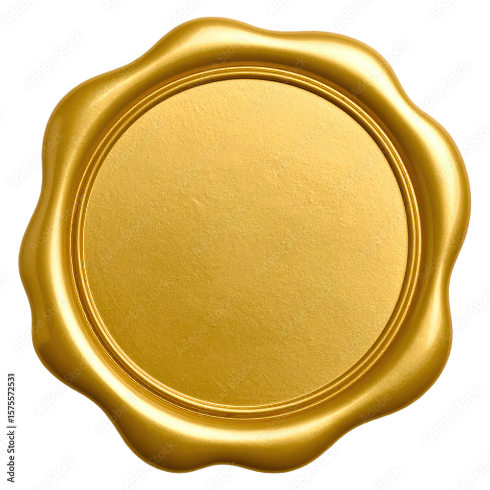 A round golden coin with a wavy edge, featuring a metallic, reflective surface. A round golden coin with a wavy edge, featuring a metallic, reflective surface.