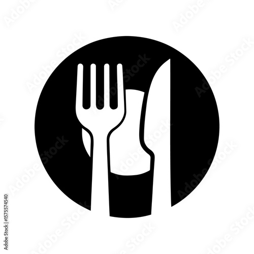 dinner set vector