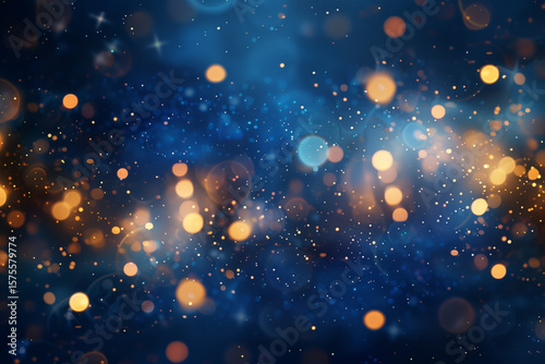 Konstfotografi Magical christmas lights background