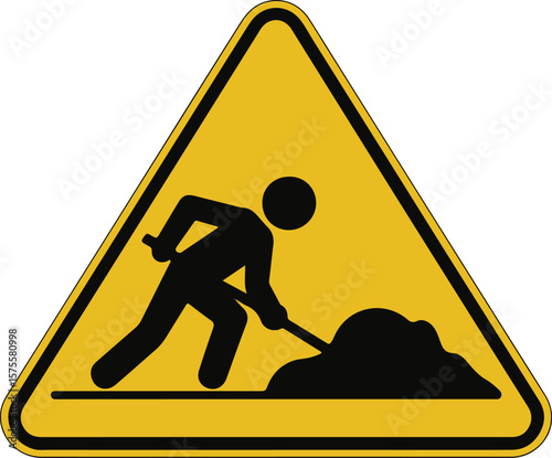  under construction road sign