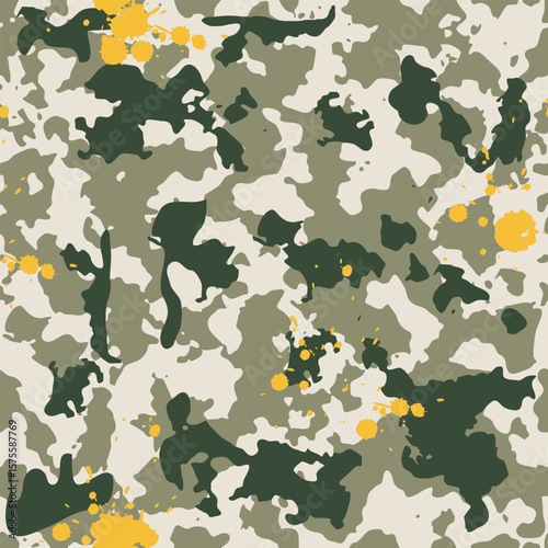camouflage seamless pattern