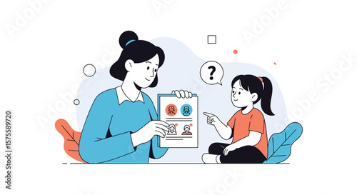 Teaching emotions to children using visual aids and interactive lessons for better emotional intelligence development