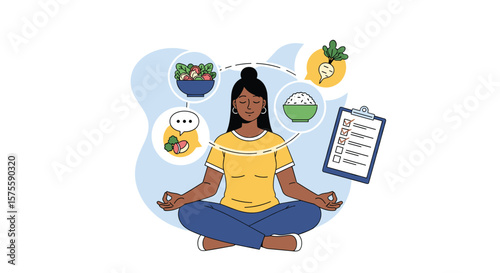 Achieving balanced eating habits through mindful nutrition planning and lifestyle choices