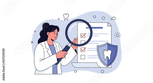 Comprehensive dental care review and quality assurance procedures for oral health professionals