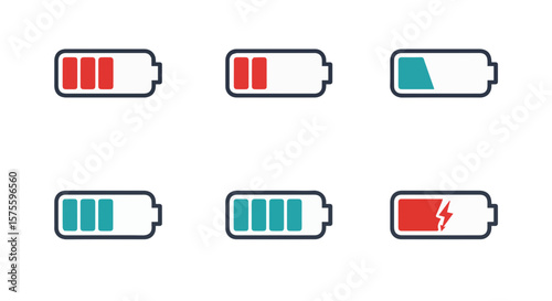 Battery Charge Level Indicators: A Visual Representation of Energy Status and Power
