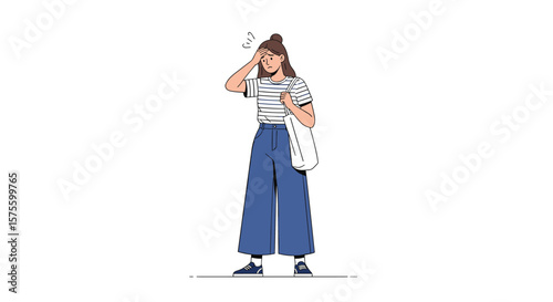 Feeling stressed and overwhelmed with work and daily life making a person feel anxious