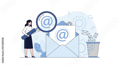 Digital mailbox management understanding email communication online security and data protection practices