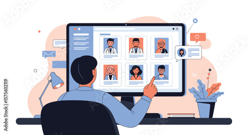 Recruitment platform for human resources professionals selecting candidates for employment opportunities