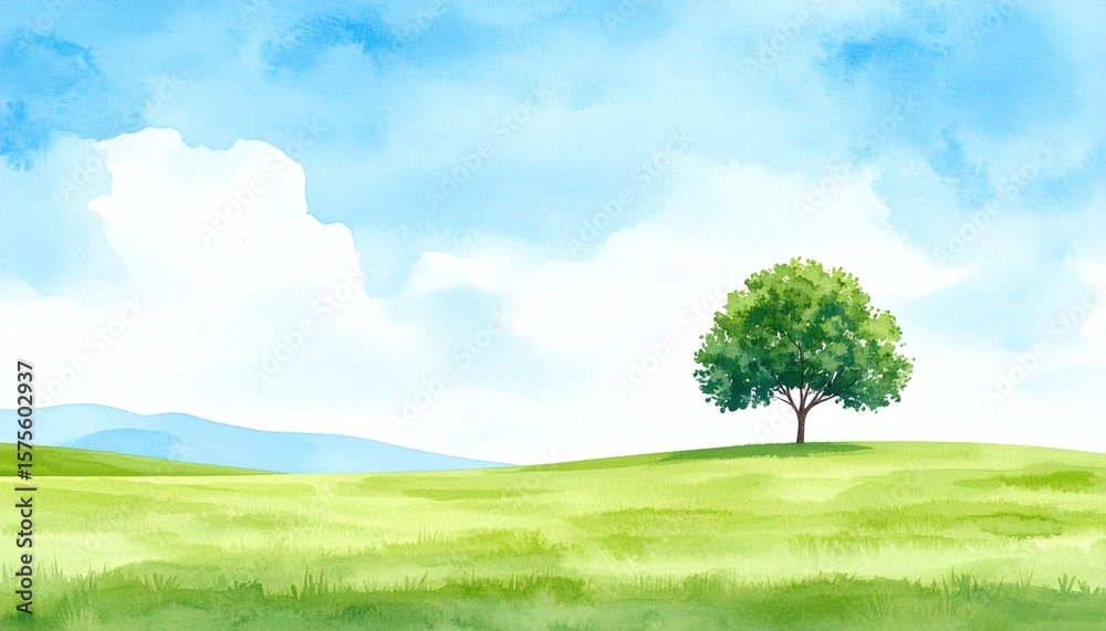 Obraz premium ほっこりした自然の風景画