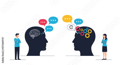 Conceptualizing interpersonal cognitive dynamics and communication processes between minds