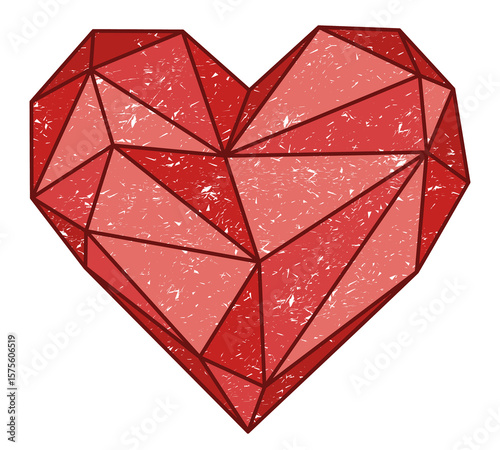 The red gemstone heart symbol.