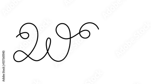 2026 year of horse one line art animation, hand drawn continuous drawing contour motion. Holiday concept, festive New year chinese astrological horoscope, odd-toed ungulate maned hoss outline video. 