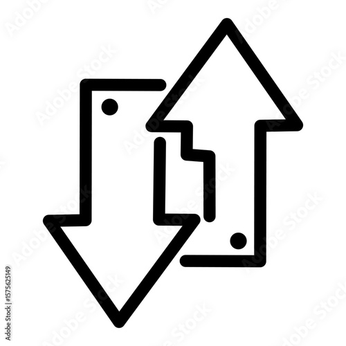 upload and download icon