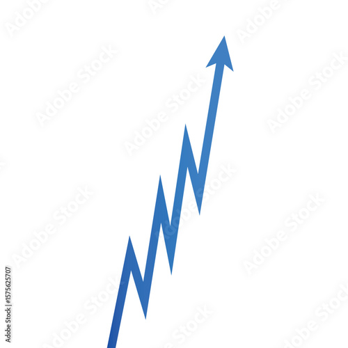 volatile business arrow rising up extremely represent high profit and fast growth