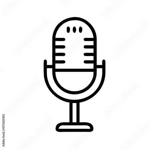 vector microphone icon