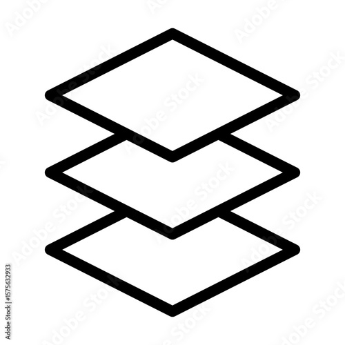 layers line icon