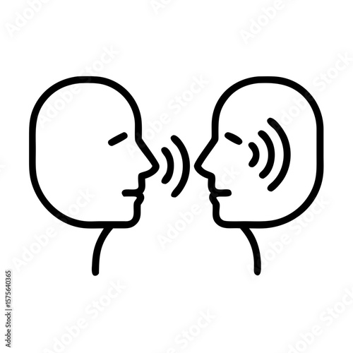 AI voice clone icon