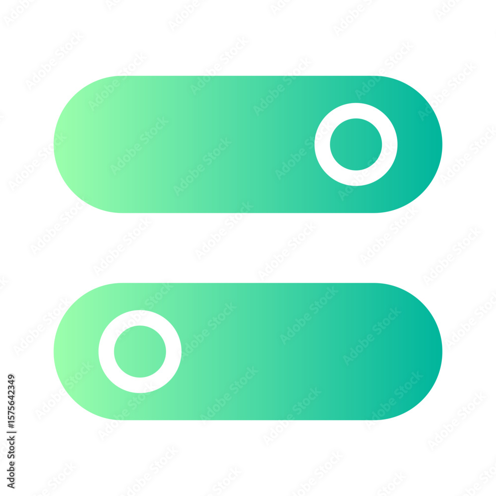 toggle gradient icon toggle gradient icon