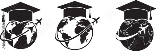 Global Education Silhouette