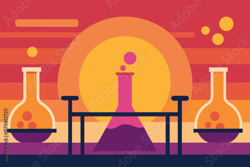 vector illustration of a bottle of wine