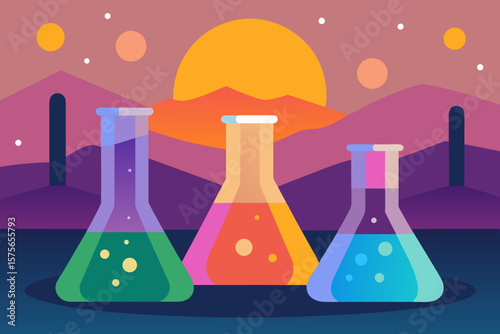 chemistry laboratory glassware