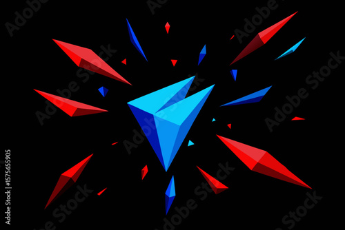 abstract colorful arrows