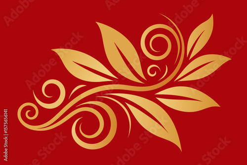 abstract floral design