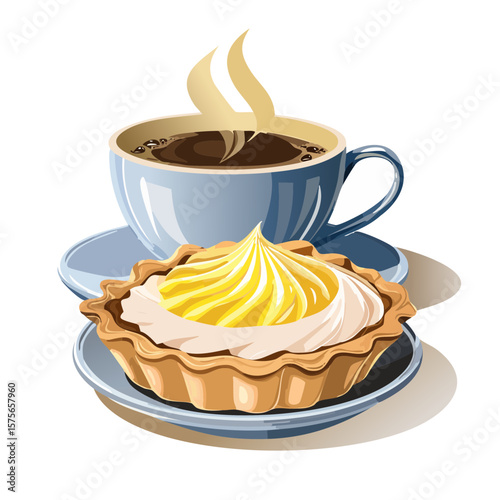 Coffee and Tart: A Delightful Afternoon Treat