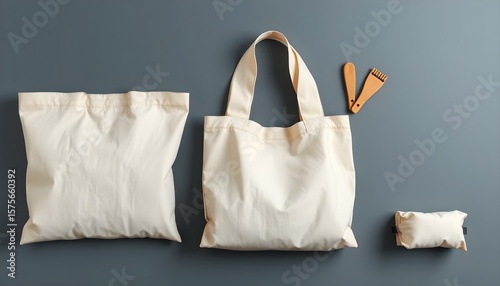 Wallpaper Mural Minimalist sustainable product packaging neutral tones in studio photography Torontodigital.ca