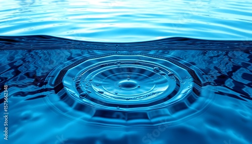 Wallpaper Mural Rippling water surface tranquil lake nature photography calm environment close-up view Torontodigital.ca