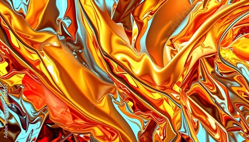 Wallpaper Mural Dynamic abstract art digital creation colorful patterns vibrant environment Torontodigital.ca