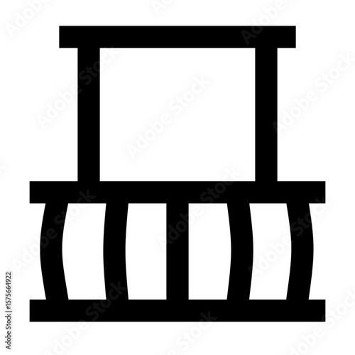 balcony - Housing Facilities - line outline