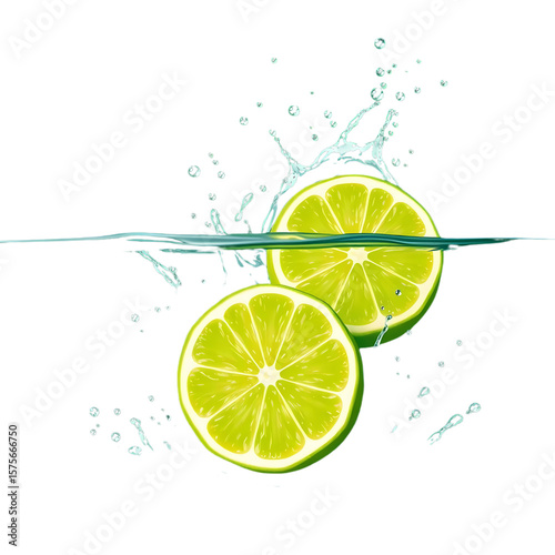 lemon in water